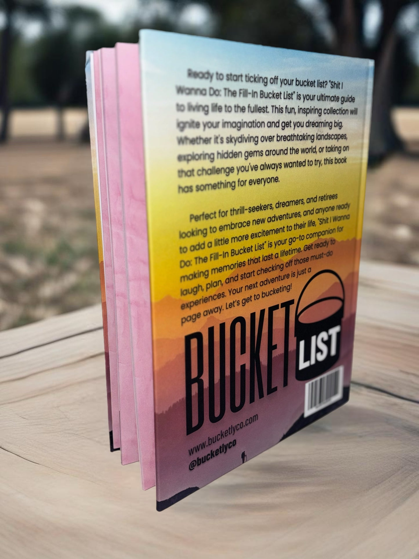 Fill-In Bucket List Book (Pink Theme)
